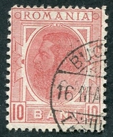N°0105-1893-ROUMANIE-CHARLES 1ER-10B-ROSE