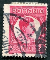 N°0392-1930-ROUMANIE-CHARLES II-3L-ROSE
