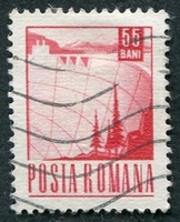 N°2351A-1967-ROUMANIE-BARRAGE-55B-ROSE