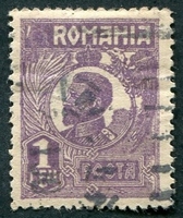 N°0283-1919-ROUMANIE-FERDINAND 1ER-1L-VIOLET