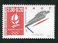 N°2674-1990-FRANCE-SPORT SAUT A SKIS-ALTBERVILLE 92