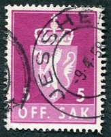 N°067-1955-NORVEGE-LION-5- LILAS/ROSE