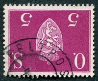 N°060-1952-NORVEGE-ARMOIRIES-5-LILAS/ROSE