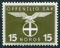 N°044-1942-NORVEGE-EMBLEME PARTI NATIONAL COLLECTIF-15