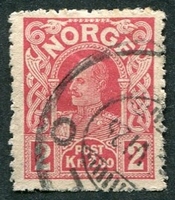 N°0086-1911-NORVEGE-HAAKON VII-2K-ROSE