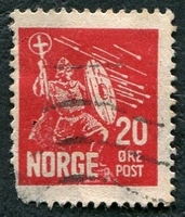 N°0149-1930-NORVEGE-SAINT OLAF-20-ROUGE