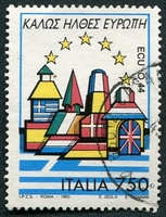 N°1992-1993-ITALIE-UNITE EUROPEENNE-GRECE-750L