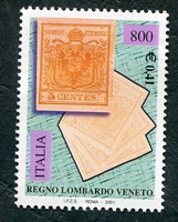 N°2480-2001-ITALIE-150 ANS 1ER TIMBRE VENETIE-800L