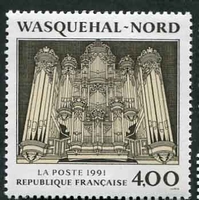 N°2706-1991-FRANCE-BUFFET D'ORGUE-WASQUEHAL