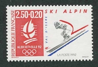 N°2710-1991-FRANCE-SPORT-SKI ALPIN-ALBERTVILLE 92