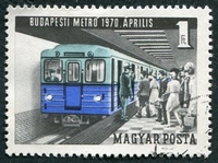 N°2094-1970-HONGRIE-METRO DE BUDAPEST-1FO