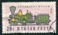 N°1278-1959-HONGRIE-LOCOMOTIVE DE 1846-20FI