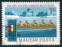 N°2108-1970-HONGRIE-SPORT-AVIRON FEMININ-1FO