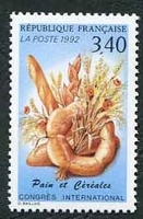 N°2757-1992-FRANCE-PAINS-EPIS-COQUELICOTS