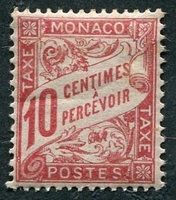N°03-1905-MONACO-TAXE-10C-ROSE