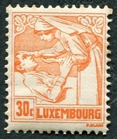 N°0161-1925-LUXEMBOURG-AU PROFIT CROIX ROUGE-30C