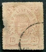 N°0007-1859-LUXEMBOURG-12C1/2-ROSE