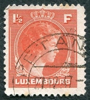 N°0347-1944--LUXEMBOURG-GRDE DUCHESSE CHARLOTTE-1F1/2