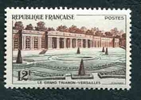 N°1059-1956-FRANCE-GRAND TRIANON DE VERSAILLES-12F