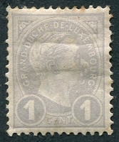 N°0069-1895-LUXEMBOURG-GRAND DUC ADOLPHE 1ER-1C-GRIS