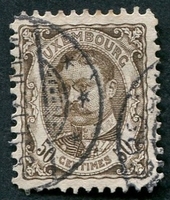 N°0081-1906-LUXEMBOURG-GUILLAUME IV-50C-BRUN