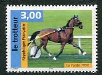 N°3183-1998-FRANCE-CHEVAL-LE TROTTEUR