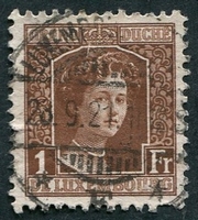 N°0107-1914-LUXEMBOURG-DUCHESSE M.ADELAIDE-1F-BRUN/JAUNE