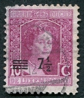 N°0113A-1916-LUXEMBOURG-DUCHESSE MARIE ADELAIDE-7C1/2 S 10C