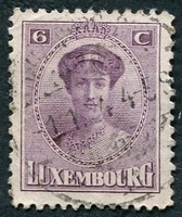 N°0121-1921-LUXEMBOURG-GRDE DUCHESSE CHARLOTTE-6C-VIOLET