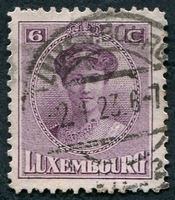 N°0121-1921-LUXEMBOURG-GRDE DUCHESSE CHARLOTTE-6C-VIOLET