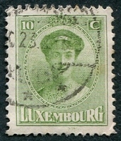 N°0122-1921-LUXEMBOURG-GRDE DUCHESSE CHARLOTTE-10C