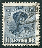 N°0156-1924-LUXEMBOURG-GRDE DUCHESSE CHARLOTTE-75C-BLEU