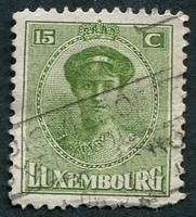 N°0152-1924-LUXEMBOURG-GRDE DUCHESSE CHARLOTTE-15C