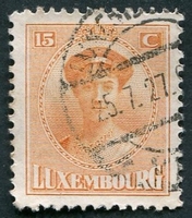 N°0153-1924-LUXEMBOURG-GRDE DUCHESSE CHARLOTTE-15C