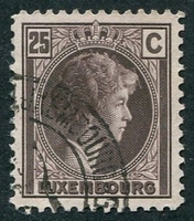 N°0168-1926-LUXEMBOURG-GRDE DUCHESSE CHARLOTTE-25C