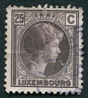 N°0168-1926-LUXEMBOURG-GRDE DUCHESSE CHARLOTTE-25C