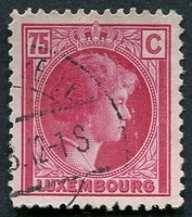 N°0175-1926-LUXEMBOURG-GRDE DUCHESSE CHARLOTTE-75C