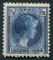 N°0181-1926-LUXEMBOURG-GRDE DUCHESSE CHARLOTTE-1F1/2