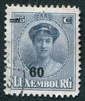 N°0199-1927-LUXEMBOURG-GRDE DUCHESSE CHARLOTTE-60 S/75C