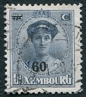 N°0199-1927-LUXEMBOURG-GRDE DUCHESSE CHARLOTTE-60 S/75C