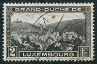 N°0208-1928-LUXEMBOURG-VUE DE CLERVAUX-2F-NOIR