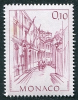 N°1405-1984-MONACO-MAIRIE DE MONACO-10C-CARMIN