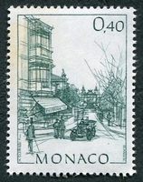 N°1409-1984-MONACO-RUE DES IRIS-40C-VERT
