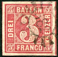 N°010-1861-BAVIERE-3K-ROUGE
