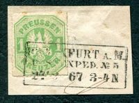 N°23-1867-PRUSSE-ARMOIRIES-1K-VERT