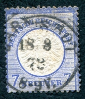 N°023-1872-ALLEM-AIGLE EN RELIEF-7K-BLEU