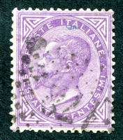 N°0020-1863-ITALIE-VICTOR EMMANUEL II-60C-VIOLET