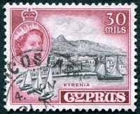 N°0163-1955-CHYPRE-PORT DE KYRENIA-30M