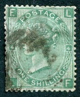 N°0053-1873-GB-REINE VICTORIA-1S-VERT