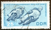 N°0680-1963-DDR-COURDES DES 250 CM3-25P-BLEU